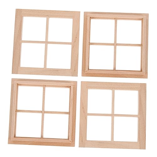 Alasum 4Stücke Miniatur Fensterrahmen für Puppenhaus Teiliges aus Dekoration für und Bastelprojekte für Kreatives und Alasum 4Stücke Miniatur Fensterrahmen für Puppenhaus Teiliges aus Dekoration für und Bastelprojekte für Kreatives und von Alasum