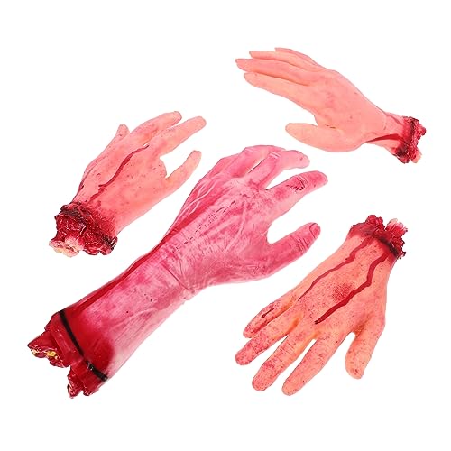 Alasum 4Stücke Teiliges Halloween Deko Set Gruselige Abgetrennte Körperteile für Schockierende Streiche für Partys und Geisterhäuser Leichte und Realistische Requisiten für Schaurige Alasum 4Stücke Teiliges Halloween Deko Set Gruselige Abgetrennte Körperteile für Schockierende Streiche für Partys und Geisterhäuser Leichte und Realistische Requisiten für Schaurige von Alasum