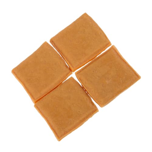 Alasum 4pcs Simulation Künstlicher Tofu Realistisches Tofu -Modell Für Wohnkultur Restaurant Display Küche Gefälschte Tofu Lebensmittel Replik Figure Modell von Alasum