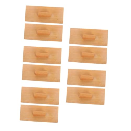 Alasum 5 Paare Holz Sandblock Percussion Instrument Orff Rhythmusspielzeug Robust Handbetrieben Fördert Hand-Auge-koordination und Musikalische Früherziehung von Alasum