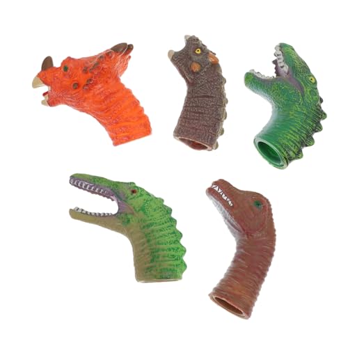 Alasum 5 Stück Handpuppenspielzeug hühner Dinosaurier handpuppe Fingerspaßspielzeug Fingerpuppen Finger-Rollenspielspielzeug Kinderhandspielzeug Daumen Plastik Alasum 5 Stück Handpuppenspielzeug hühner Dinosaurier handpuppe Fingerspaßspielzeug Fingerpuppen Finger-Rollenspielspielzeug Kinderhandspielzeug Daumen Plastik von Alasum