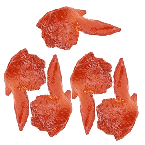 Alasum Chicken Wings Fake Food Modell 5 Stück Realistisches Künstliches Für Küchenpartys von Alasum