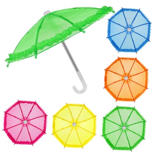 Alasum 5 Stück Mini Regenschirme für Puppen Farbige Robuste Dekoration für Puppenhaus und Mikrolandschaft Langlebig und Realistisch für Kinderzimmer und Kreative Szenen Alasum 5 Stück Mini Regenschirme für Puppen Farbige Robuste Dekoration für Puppenhaus und Mikrolandschaft Langlebig und Realistisch für Kinderzimmer und Kreative Szenen von Alasum