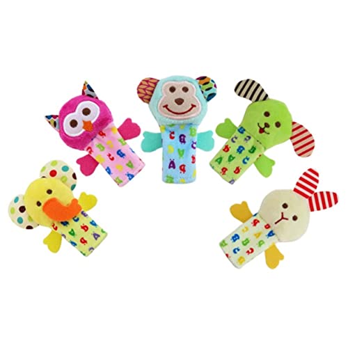 Alasum Figurenset 5-TLG. Jungen Und Mädchen Fingerpuppen Plüschtier Fingerspielzeug Für Kleinkinder von Alasum