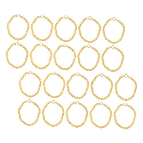 Alasum 50-teiliges Miniatur-Puppen-halsketten-Set Aus Metalllegierung Modeschmuck-Set für Puppendekorationen von Alasum