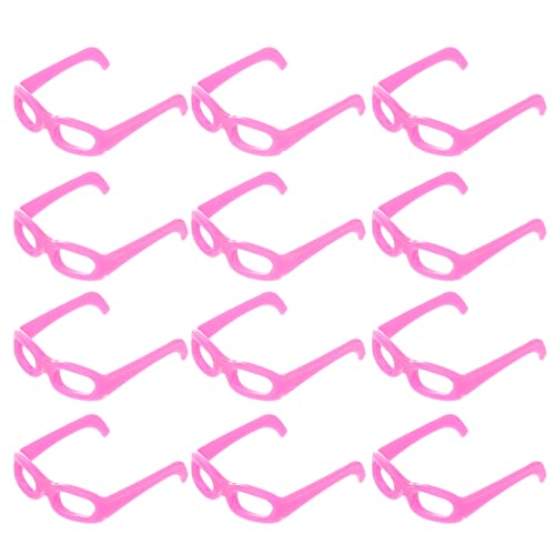 Alasum 50 Stücke Dress-up Puppe Mini Sonnenbrille DIY Mini Puppe Brillen Mini Puppe Gläsern von Alasum