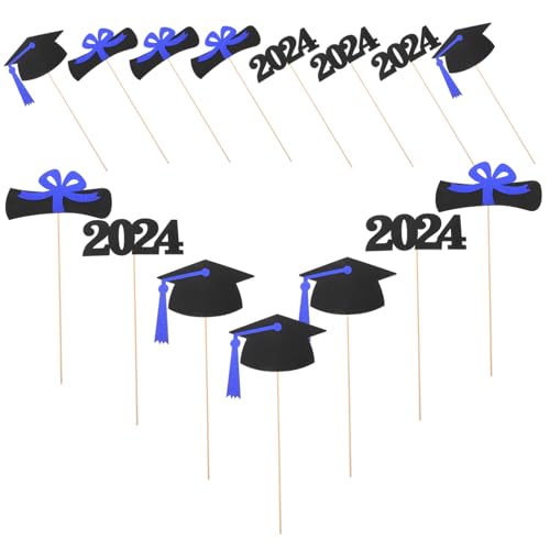 Alasum Graduation Vase Picks 5 Set Grad Tafelaufsätze Für Tische Herzlichen Glückwunsch Grad Tischaufsätze Sticks von Alasum