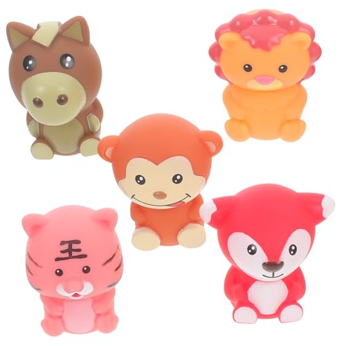 Alasum 5 Stück Tier-fingerpuppen Cartoon-tierform Handpuppen Für Jungen Und Mädchen Dehnbar Bezaubernd Für Interaktive Eltern-Kind-Spiele Und Geschichtenerzählen von Alasum