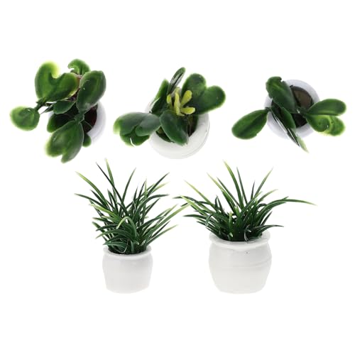 Alasum 5 Stück Mini-Bonsai-pflanzenmodelle – Gefälschte Simulation Miniatur-blumentöpfe Für Kinderspielzeug Und Dekorationen Alasum 5 Stück Mini-Bonsai-pflanzenmodelle – Gefälschte Simulation Miniatur-blumentöpfe Für Kinderspielzeug Und Dekorationen von Alasum