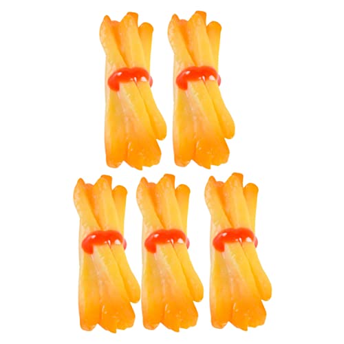 Alasum 5st Gefälschte Pommes Frites Realistisch Aussehende Chips Pommes-Modell Lebensmittel Für Küchenspiele Künstliche Falsche Pommes Frites Miniaturlebensmittel Realistisch PVC Alasum 5st Gefälschte Pommes Frites Realistisch Aussehende Chips Pommes-Modell Lebensmittel Für Küchenspiele Künstliche Falsche Pommes Frites Miniaturlebensmittel Realistisch PVC von Alasum