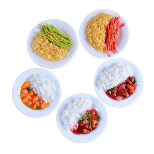 Alasum 5st Simuliertes Essen Reisspielzeug Spielzeugnahrung Essensspielzeug Essen Vorgeben Essen Für Die Küche Essen Lebensmittelmodell PVC Alasum 5st Simuliertes Essen Reisspielzeug Spielzeugnahrung Essensspielzeug Essen Vorgeben Essen Für Die Küche Essen Lebensmittelmodell PVC von Alasum