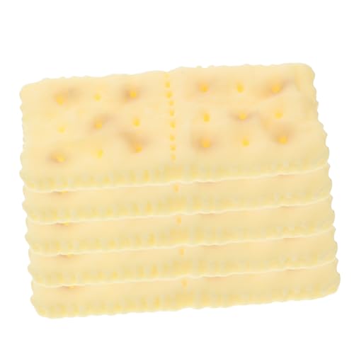 Alasum Hochdetaillierte Simulation Von Keksmodellen 5 Stück Soda-Cracker Künstliche Desserts Zum Basteln Heimdekoration Alasum Hochdetaillierte Simulation Von Keksmodellen 5 Stück Soda-Cracker Künstliche Desserts Zum Basteln Heimdekoration von Alasum