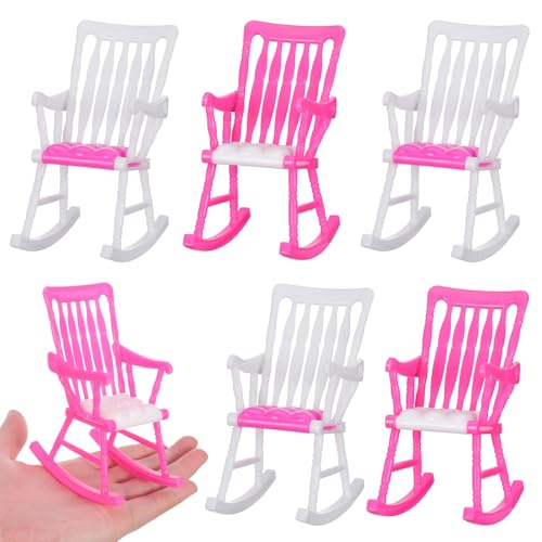 Alasum Puppenhausmöbel - 5 Mini-schaukelstühle Ideal Für Das Kreative Spielen Von Kindern von Alasum