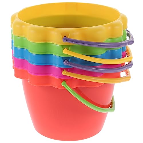 Alasum 5st -strandeimer Outdoor-spielgeräte Für Sandbagger Mädchen Sand Und Wassertisch Outdoor-sandspielzeug Kleiner Sandeimer Sandkasten-mini-Eimer Plastik von Alasum