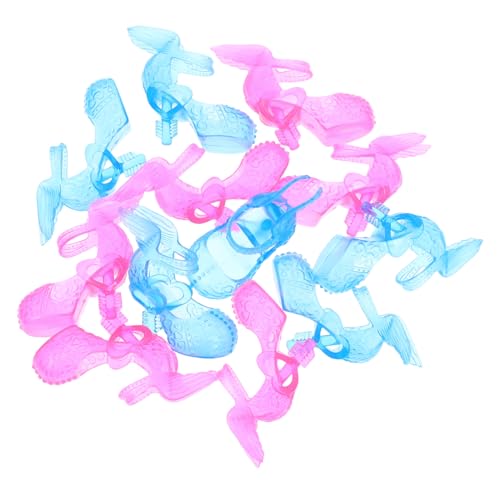 Alasum 6 Paare Zunge Puppe Mini-schuhmodelle Miniatur-spielzeugschuhe Schuhe Für Puppen Mini-Schuhe Simulierte Minischuhe Spielzeughausschuhe Puppenschuhe Anziehschuhe Plastik von Alasum
