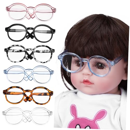 Alasum 6 STK Puppenbrille Aus Baumwolle Miniaturpuppenbrille Wiedergeborene Babypuppen Puppenbrillen Neugeborene Babypuppen Puppengläser Zum Basteln Puppenkleidung Plastik Alasum 6 STK Puppenbrille Aus Baumwolle Miniaturpuppenbrille Wiedergeborene Babypuppen Puppenbrillen Neugeborene Babypuppen Puppengläser Zum Basteln Puppenkleidung Plastik von Alasum