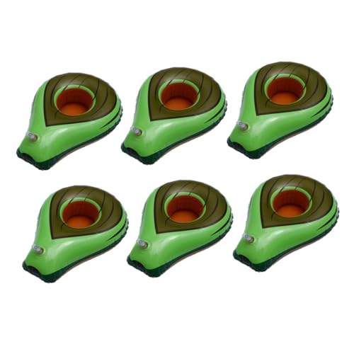 Alasum 6 Stück Avocado-Becherhalter Kaffee Reisebecher Ananas Auto aufblasbarer getränkehalter strandparty aufblasbare Tassenuntersetzer schwimmende Untersetzer PVC Green Wiederverwendbar Alasum 6 Stück Avocado-Becherhalter Kaffee Reisebecher Ananas Auto aufblasbarer getränkehalter strandparty aufblasbare Tassenuntersetzer schwimmende Untersetzer PVC Green Wiederverwendbar von Alasum