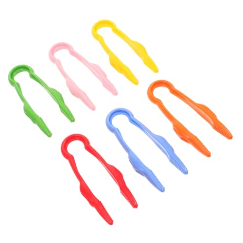 Alasum 6 Stück Clip Kleinkinder Outdoor Sensory Bin Pinzetten Werkzeuge Lehrpinzetten Feinmotorik Werkzeuge Pinzetten Zum Basteln Feinmotorik Bastelpinzetten Aus von Alasum