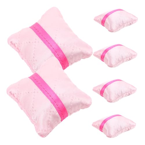 Alasum 6 Stück Kissen Für Puppenhäuser Kleines Dekoratives Kissen Miniaturmöbel Puppenhaus-Ornamente Puppenhaus-miniaturen Bastelkissen Puppenkissen-Modell Winzige Kissen Rosa Plastik Alasum 6 Stück Kissen Für Puppenhäuser Kleines Dekoratives Kissen Miniaturmöbel Puppenhaus-Ornamente Puppenhaus-miniaturen Bastelkissen Puppenkissen-Modell Winzige Kissen Rosa Plastik von Alasum