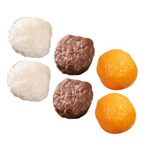 Alasum 6 Stück Künstliche Rindfleisch-fleischbällchen-Requisite, Küche, Spiellebensmittel, Künstliche Fisch-fleischbällchen-Requisite, Gefälschte Lebensmittel, Realistisch Für Die Alasum 6 Stück Künstliche Rindfleisch-fleischbällchen-Requisite, Küche, Spiellebensmittel, Künstliche Fisch-fleischbällchen-Requisite, Gefälschte Lebensmittel, Realistisch Für Die von Alasum