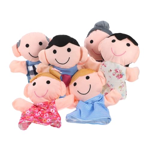 Alasum 6 Stück Teiliges Handpuppen Set Familie für Kleinkinder Weiche Handspielpuppen mit Verschiedenen Familiencharakteren Geeignet für Puppentheater Geschichtenerzählen und Alasum 6 Stück Teiliges Handpuppen Set Familie für Kleinkinder Weiche Handspielpuppen mit Verschiedenen Familiencharakteren Geeignet für Puppentheater Geschichtenerzählen und von Alasum