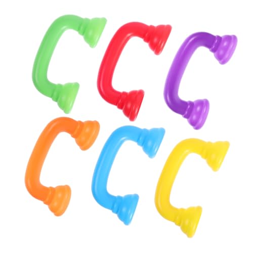 Alasum 6 Stück Teiliges Plastik Simulationshandset für Lernspielzeug für Flüsterlesen und Sprachentwicklung im Klassenzimmer Sicheres und Ergonomisches Design für Kleinkinder Alasum 6 Stück Teiliges Plastik Simulationshandset für Lernspielzeug für Flüsterlesen und Sprachentwicklung im Klassenzimmer Sicheres und Ergonomisches Design für Kleinkinder von Alasum