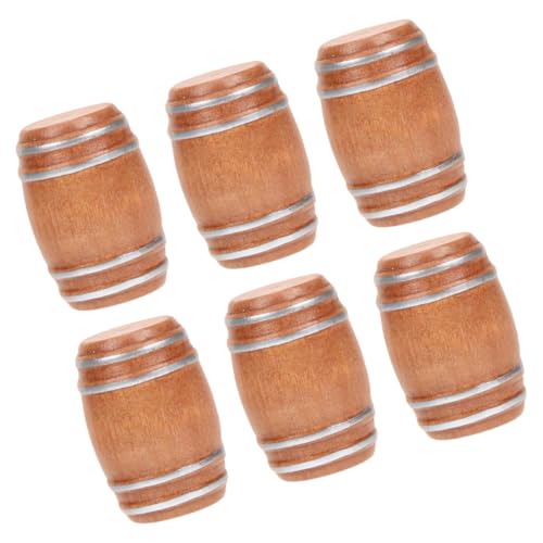Alasum 6 Teiliges Barzubehör Mini Whiskeyfass Miniatur Bierfässer Miniatur Weinfass Figur Miniaturen Puppenhauszubehör Mini Bierfässer Modelle Holz Hellbraun Alasum 6 Teiliges Barzubehör Mini Whiskeyfass Miniatur Bierfässer Miniatur Weinfass Figur Miniaturen Puppenhauszubehör Mini Bierfässer Modelle Holz Hellbraun von Alasum