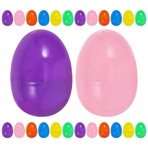Alasum Osterdekoration Künstliche Befüllbare Eier in Verschiedenen Farben Osterparty Körbchenfüllungen Leckerli-boxen Alasum Osterdekoration Künstliche Befüllbare Eier in Verschiedenen Farben Osterparty Körbchenfüllungen Leckerli-boxen von Alasum