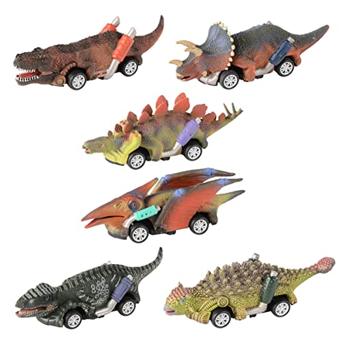 Alasum 6St Dinosaurier-Spielzeugauto puppenwagen kinderspielzeug Auto ' Toy car outdor Light Toy car Plastikdinosaurierautospielzeug Cartoon-Dinosaurier- Alasum 6St Dinosaurier-Spielzeugauto puppenwagen kinderspielzeug Auto ' Toy car outdor Light Toy car Plastikdinosaurierautospielzeug Cartoon-Dinosaurier- von Alasum
