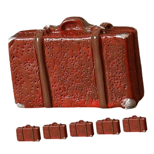 Alasum Puppen-mini-Koffer-Set Miniatur-Koffer Für Puppen Reisegepäck-Design Für Puppenhaus- Und Party- von Alasum