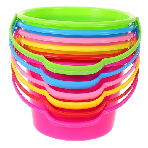 Alasum 6St Strand kübel für Plastikeimer sandkasten Sandspielzeug Set für Sandkübel Sandentferner Sandstrand, Eimer, Eimer Kleiner Eimer Sandspieleimer Abs von Alasum