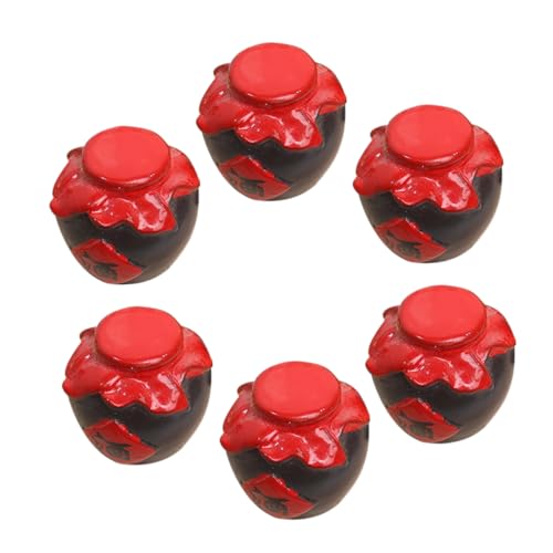 Alasum 6St bastelset basteln für Dollhouse Accessories Weinmodell bastelsets für puppenhaus Mini Weinkrug Mini-Hausornamente Miniatur- Plastik Black Alasum 6St bastelset basteln für Dollhouse Accessories Weinmodell bastelsets für puppenhaus Mini Weinkrug Mini-Hausornamente Miniatur- Plastik Black von Alasum