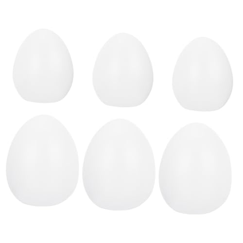 Alasum 6st Bemalter Ei-embryo Eier Zum Bemalen Konfetti-eier Schaum Eier Dekorationen Gefälschte Hühnereier Schaumei Basteln Festival-kunststoff-diy-ei Ei Selber Basteln Weiß Plastik Alasum 6st Bemalter Ei-embryo Eier Zum Bemalen Konfetti-eier Schaum Eier Dekorationen Gefälschte Hühnereier Schaumei Basteln Festival-kunststoff-diy-ei Ei Selber Basteln Weiß Plastik von Alasum