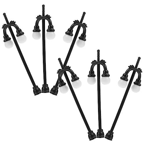 Alasum 6st Mini-Park-Ornamente Mini -lampen Figur Lichter Für Miniaturdorf Miniaturhaus Miniaturmöbel Mini-Marker Laternen Für Modelleisenbahnen Im Freien Heimwerken Plastik Alasum 6st Mini-Park-Ornamente Mini -lampen Figur Lichter Für Miniaturdorf Miniaturhaus Miniaturmöbel Mini-Marker Laternen Für Modelleisenbahnen Im Freien Heimwerken Plastik von Alasum