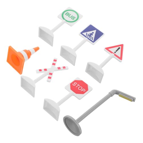 Alasum 7Pcs Straßenschild Stoppschild Für Ampel Spielzeugstraßenschilder Für Kinderverkehrsschilder Für Zugtisch Zubehör Stoplight Barrikade Signal Bildungsspielzeug Plastik Plastik Alasum 7Pcs Straßenschild Stoppschild Für Ampel Spielzeugstraßenschilder Für Kinderverkehrsschilder Für Zugtisch Zubehör Stoplight Barrikade Signal Bildungsspielzeug Plastik Plastik von Alasum
