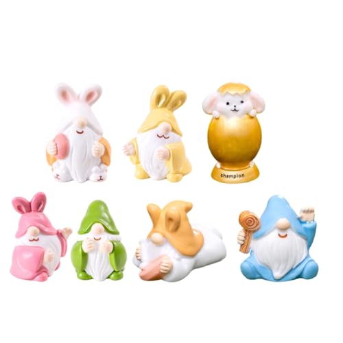 Alasum GNOME Figuren 7st Mikrolandschaftszwerg Zwerggartenstatuen Gnom Zwerge Gartenzwerg Happy Easter Filzeier Ostern Osterzwerg Dekoration Osterpräsente Festival-zwerg Süßer Osterzwerg Harz Alasum GNOME Figuren 7st Mikrolandschaftszwerg Zwerggartenstatuen Gnom Zwerge Gartenzwerg Happy Easter Filzeier Ostern Osterzwerg Dekoration Osterpräsente Festival-zwerg Süßer Osterzwerg Harz von Alasum