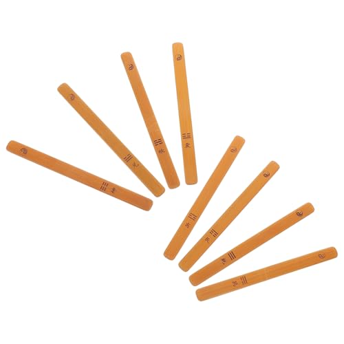 Alasum Elegante 8 Stücke Chinesische Sticks Wahrsagerei Stangen China Buddhismus Blank Sticks von Alasum