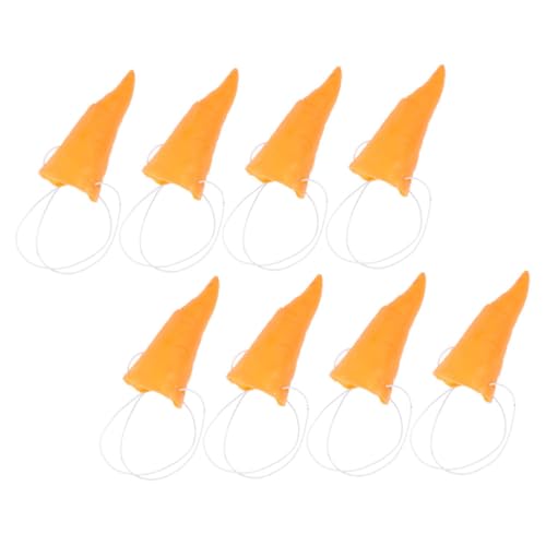 Alasum 8pcs Winter Karotten Nase Clown Kostüm Nase Prop Urlaub Schneemann Kostüm Nase Cosplay Schneemann Nase Für DIY -handwerksprojekte Alasum 8pcs Winter Karotten Nase Clown Kostüm Nase Prop Urlaub Schneemann Kostüm Nase Cosplay Schneemann Nase Für DIY -handwerksprojekte von Alasum