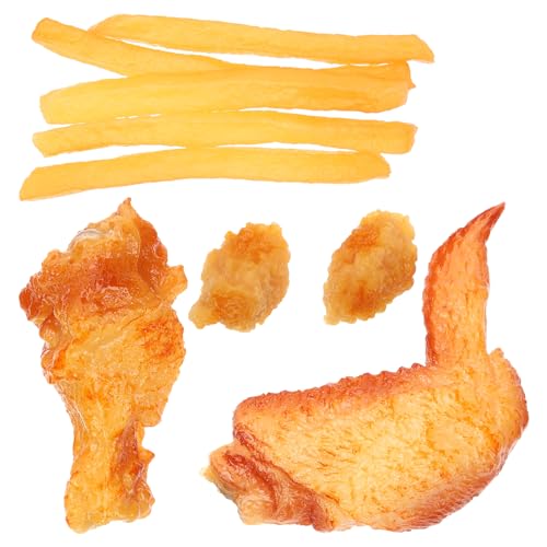 Alasum 9st Food-Modell Requisiten Für Lebensmittelproben Gebraten Lebensmittelsimulation Französisch Gefälschtes Gekochtes Hähnchen Lebensmittelspielzeug Essensrequisiten Fritten PVC Alasum 9st Food-Modell Requisiten Für Lebensmittelproben Gebraten Lebensmittelsimulation Französisch Gefälschtes Gekochtes Hähnchen Lebensmittelspielzeug Essensrequisiten Fritten PVC von Alasum