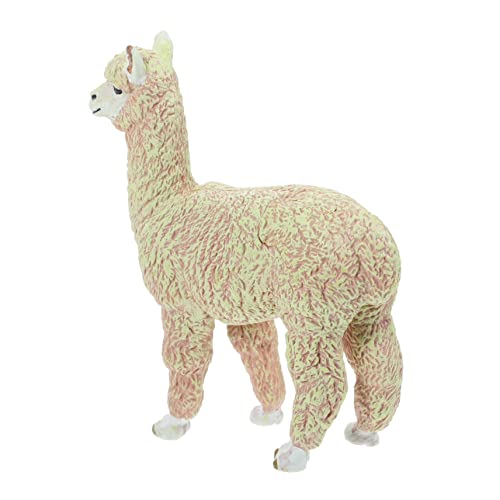 Alasum Realistische Simulation Alpaka Figur Tier Figuren Kinder Lernen Spielzeug Sicher Kunststoff Dekorative von Alasum