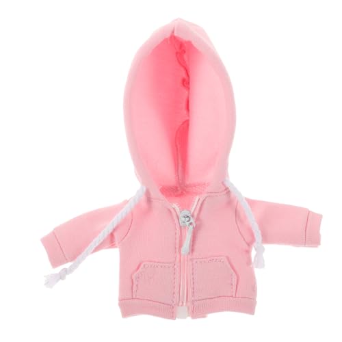 Alasum Miniatur üßer Hoodie Für BJD Puppen DIY Spielkleidung Zubehör Für 1/12 Maßstab Puppen Perfekt Für Puppensammler Und Enthusiasten Pink von Alasum