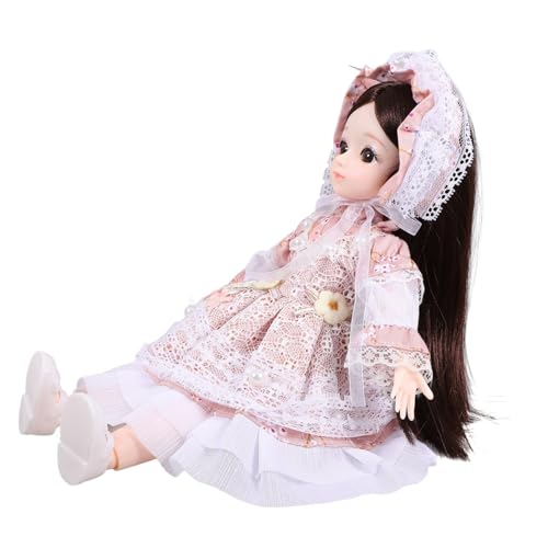 Alasum Bjd-gelenkpuppe Bjd Kawaii Mädchen Puppe Im Lolita-Stil Bjd Mädchenpuppe Anime-bjd-Puppe Gelenkpuppen Für Mädchen Mädchen-bjd-Puppe Lolita-puppenkostüm Make-up-Puppe Kunststoff von Alasum