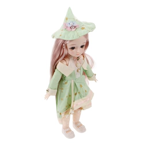 Alasum Bjd-gelenkpuppe Perücke Puppe Miniatur-schaufensterpuppen Mini-bjd-Puppe Mädchenpuppen Kugelgelenkpuppe Süße Puppen Kawaii Anime-Puppe Mädchen Puppe Prinzessin Puppe Samt von Alasum