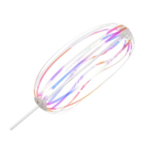 Alasum Bunter Twirler Stab Party Accessoire mit Magischem Lichteffekt Mini Regenbogenstab für Funkelnde Farbspektakel Bubbleähnlicher Spielspaß für Mädchen von Alasum
