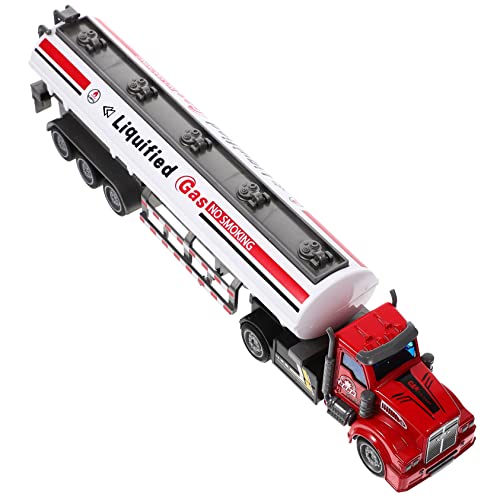 Alasum Lernspielzeug Lebensechte Mini-Container-LKW Jungen LKW Spielzeug Keine Batterie Hand Push-Design von Alasum