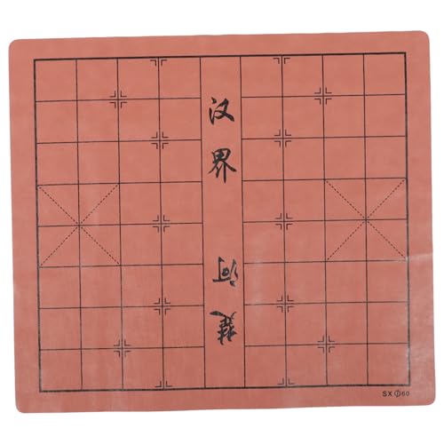 Alasum Doppelseitiges Schachbrett, Einfache Schachspiele, Brett, Leder, Chinesisches Schachspiel, Requisite Alasum Doppelseitiges Schachbrett, Einfache Schachspiele, Brett, Leder, Chinesisches Schachspiel, Requisite von Alasum