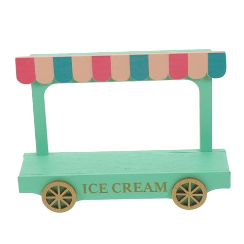 Alasum Miniatur-eiswagen Für Jungen Und Mädchen Eismaschine Aus Holz Für Jungen Und Mädchen Spielzeug Für Puppenhaus Realistisches Design von Alasum
