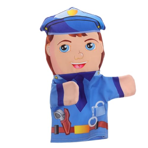 Alasum Fingerpuppe Polizei Handpuppe aus Plüsch Interaktives Lehrspielzeug für Junge Mädchen und Familien Fördert Fantasie Kommunikation und Eltern Junge Mädchen Beziehung von Alasum