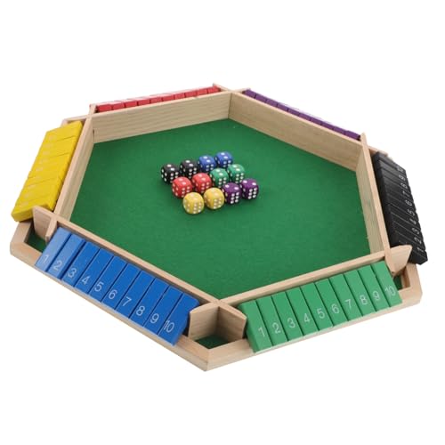 Alasum Interaktiver 6-seitiger Spieltisch Tragbares Mahjong-Tuch Aus Filz Für Ktv-Bars Und Gesellschaftliche Zusammenkünfte von Alasum