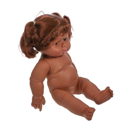 Alasum Ganzplastische Babypuppe Puppensammler weiches Zubehör für Babypuppen Mädchen Puppenspielzeug Schwarze wiedergeborene Babypuppen Vinyl Coffee Alasum Ganzplastische Babypuppe Puppensammler weiches Zubehör für Babypuppen Mädchen Puppenspielzeug Schwarze wiedergeborene Babypuppen Vinyl Coffee von Alasum